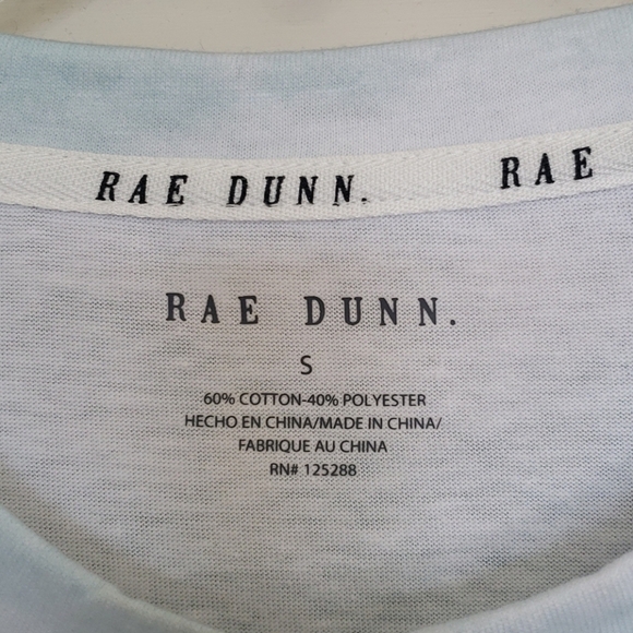 NWT Rae Dunn "Living The Dream" Graphic Tee, S - Picture 3 of 5